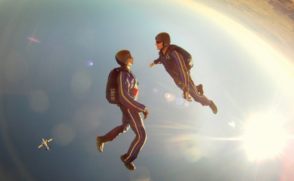 things to do in Maurtitius: sky diving