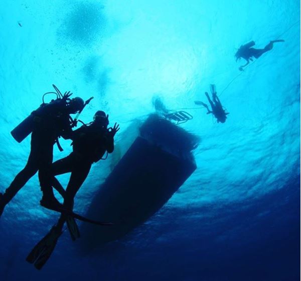 Best divng spot in Mauritius