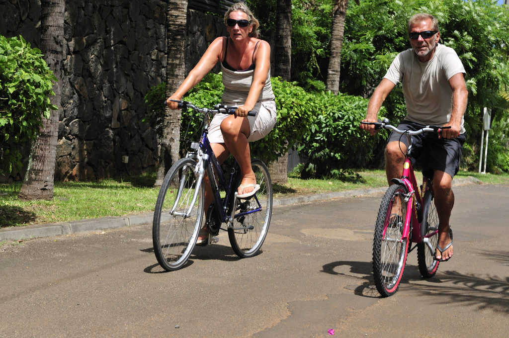 biking in Mauritius
