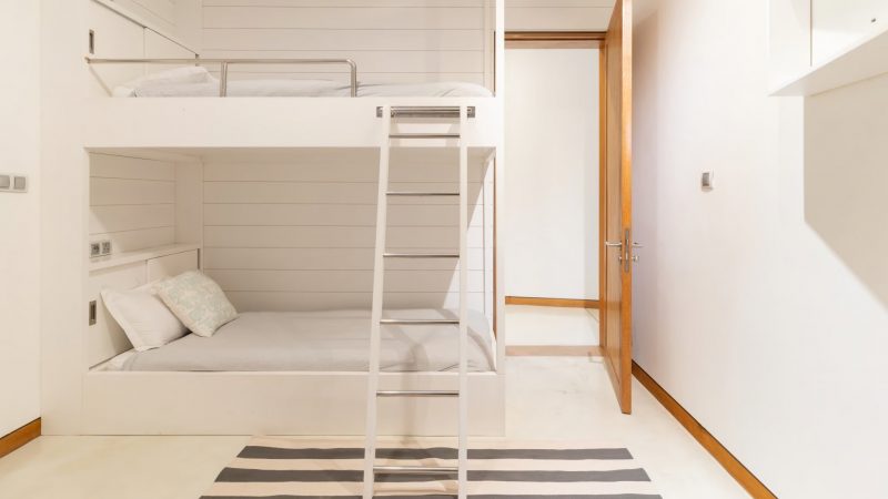 Bunk bed of Villa Del Ocean - family villas Mauritius bedroom