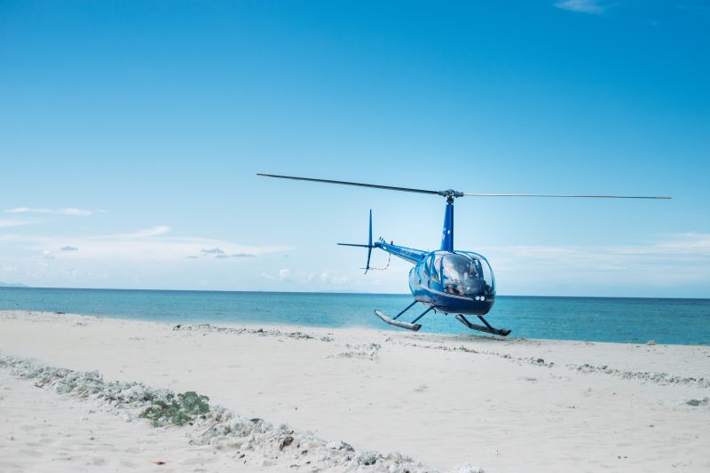 Helicopter ride is definitely a must thing to do in Mauritius.