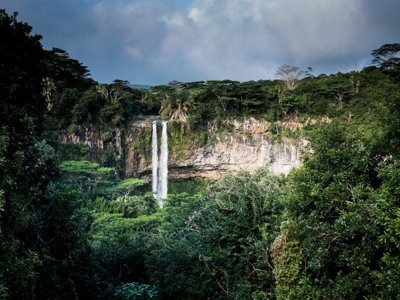 Chamarel Waterfall is the tallest Mauritius' waterfall.