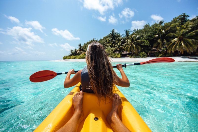 Kayaking is a nice experience you need to have while in Mauritius.