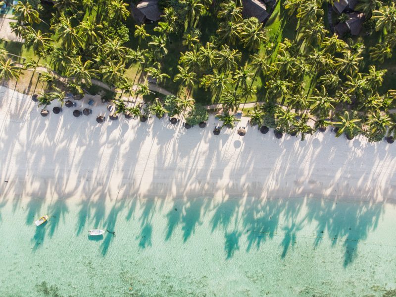 Trou Aux Biches in Mauritius.