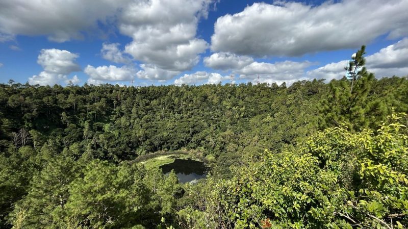 see the 360-degree view of the Curepipe town from Trou Aux Cerfs.