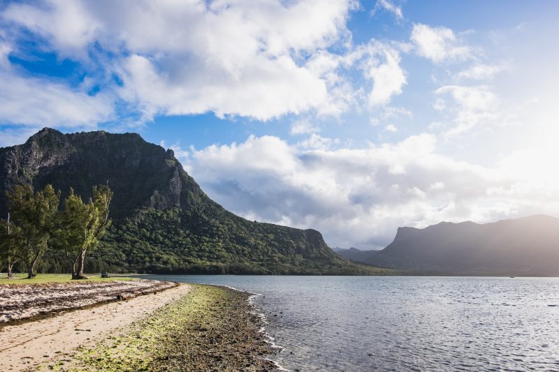 enjoy the view of a gigantic basaltic mountain with lots of histories behind the beautiful view.